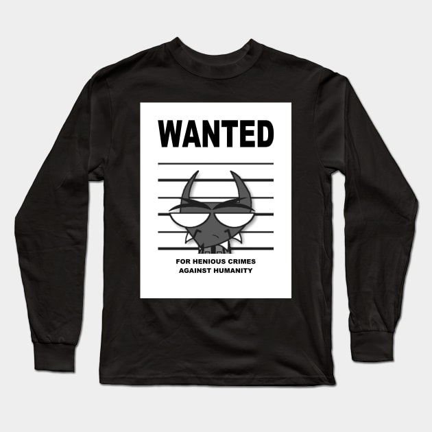 DEVIL TO PAY wanted poster Long Sleeve T-Shirt by Hazard Studios